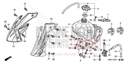 FUEL TANK CRF150RC de 2012